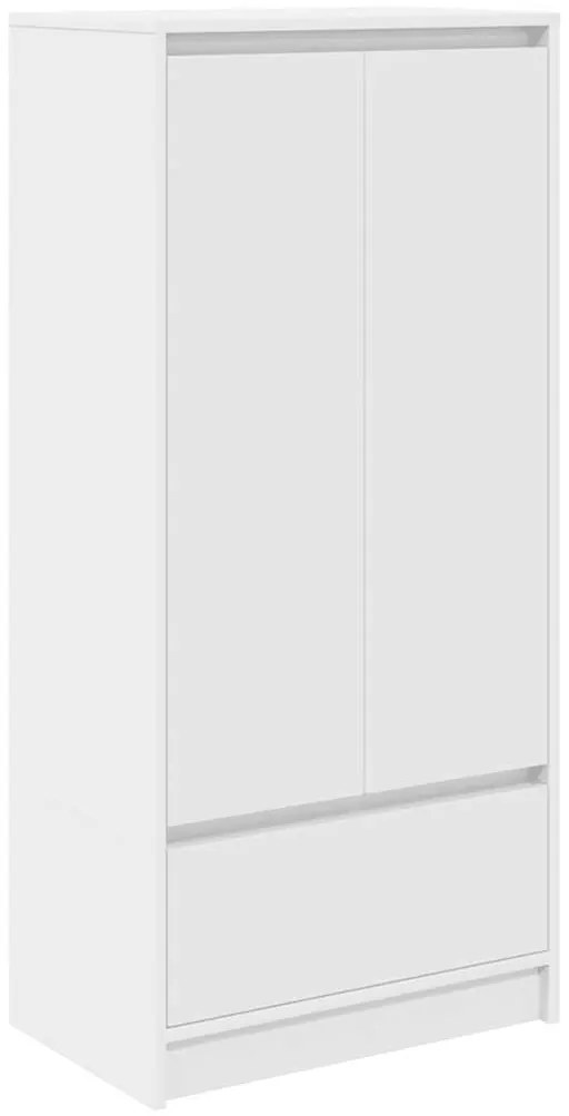 vidaXL Ντουλάπι με συρτάρι 55,5x34x119,5 cm Ξύλινο μηχανουργικό ξύλο