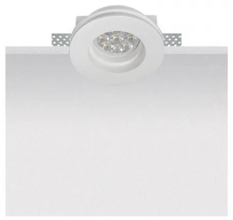 Χωνευτό Φωτιστικό Οροφής GU10 50W IP20 Λευκό S027 Zambelis-S027-Λευκό S027