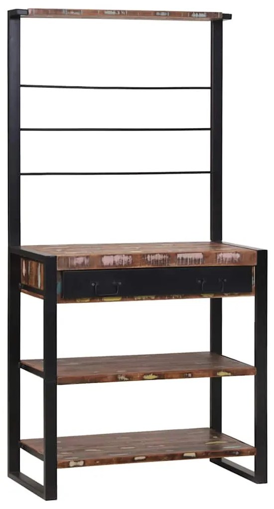 vidaXL Ράφι κουζίνας Πολύχρωμο 80 x 40 x 160 cm