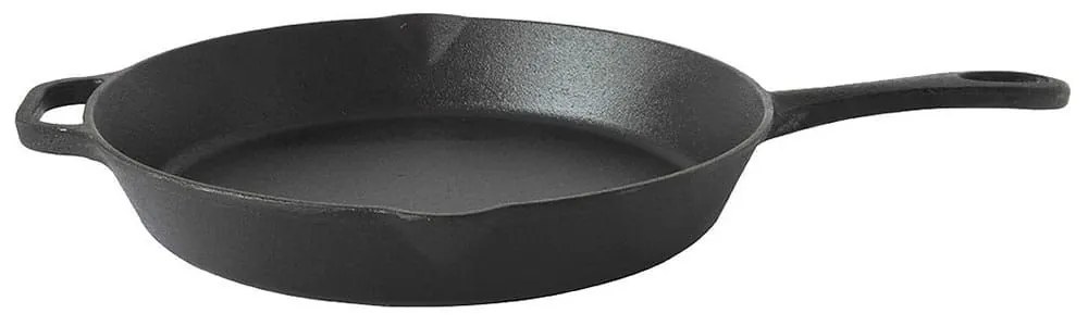 Τηγάνι Από Μαντέμι Iron 01-4484 Φ30cm Black Estia 30cm Cast Iron