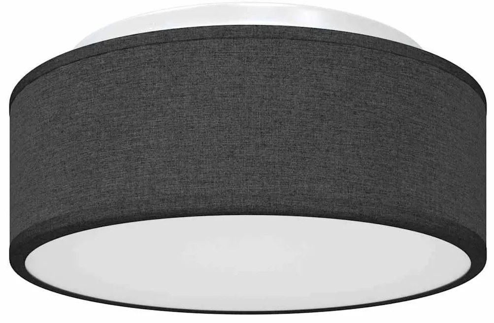 vidaXL Λάμπα Οροφής Μαύρο 30 x 13.5 εκ. ύφασμα