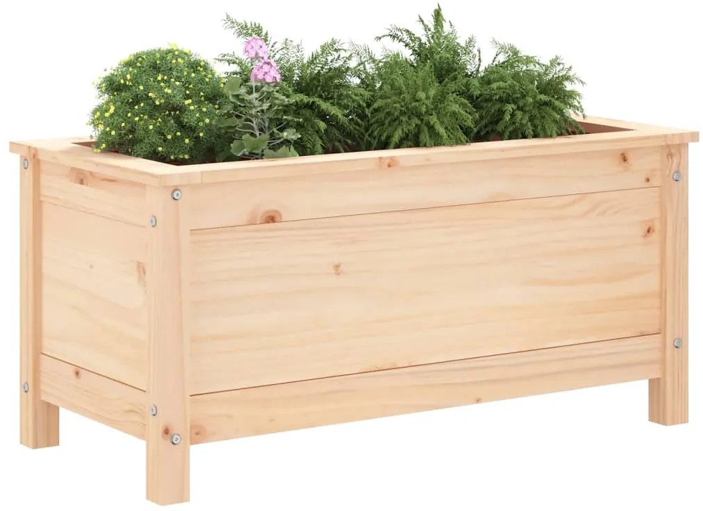 vidaXL Ζαρντινιέρα 82,5 x 40x 39 εκ. από Μασίφ Ξύλο Πεύκου