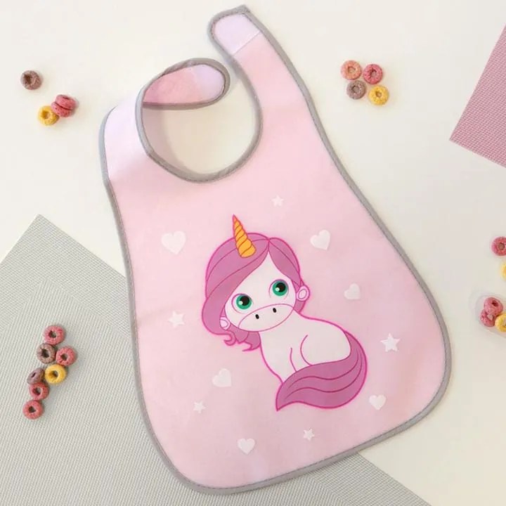 Σαλιάρα Αδιάβροχη "Unicorn" Kiokids