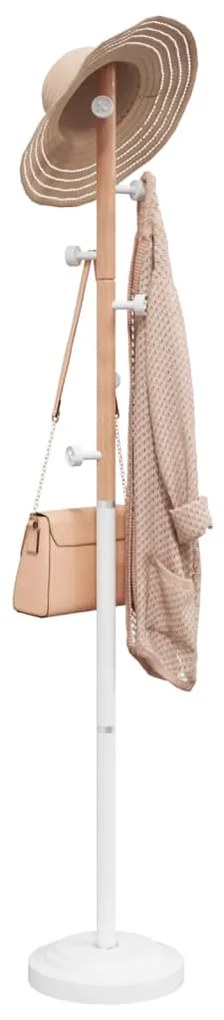 Καλόγερος Λευκός 177 εκ. Σίδερο με Ηλεκτροστατική Βαφή Πούδρας