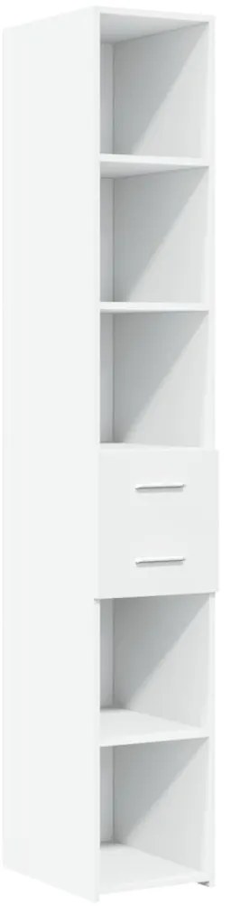 vidaXL Ντουλάπι Λευκό 30x42,5x185 εκ. από Επεξεργασμένο Ξύλο