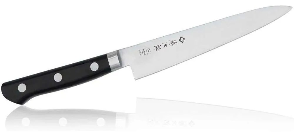 Μαχαίρι Γενικής Χρήσης Classic F-802 15cm Black-Chrome Tojiro Ανοξείδωτο Ατσάλι