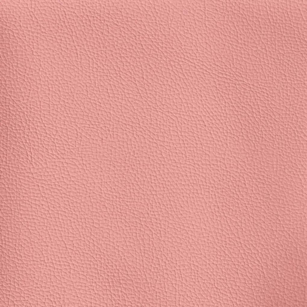 Καρέκλα Gaming Μασάζ Ροζ και Λευκό από Συνθετικό Δέρμα - Ροζ