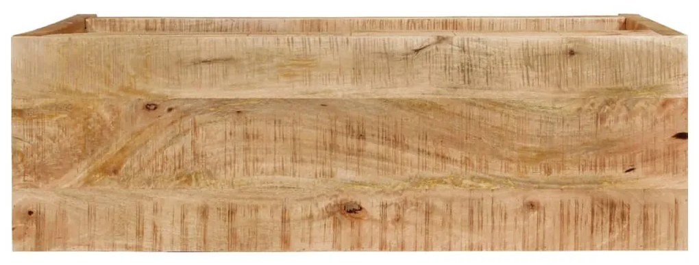 vidaXL Τραπέζι Κονσόλα με 2 Συρτάρια 110x35x75 εκ. Μασίφ Ξύλο Μάνγκο