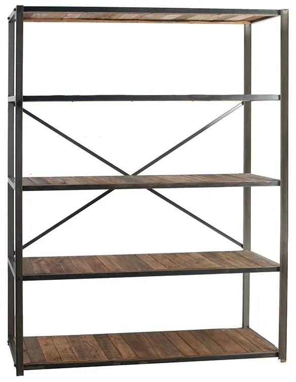 Artekko Chae Μασίφ Ραφιέρα από Ξύλο Ελάτης (160x47x198)cm Artekko 34021