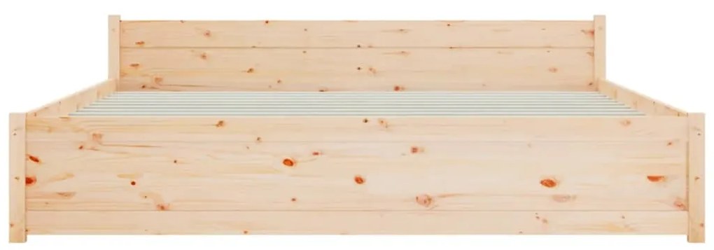 vidaXL Πλαίσιο Κρεβατιού 160 x 200 εκ. από Μασίφ Ξύλο
