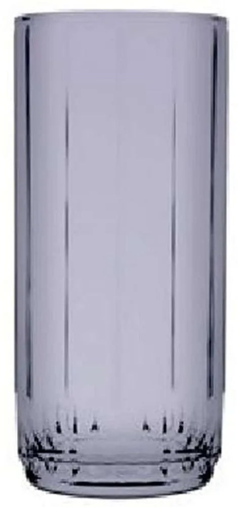 Ποτήρι Νερού Leia (Σετ 3Τμχ) CAM420765V Φ6,3x13,5cm 310ml Purple Espiel Glass