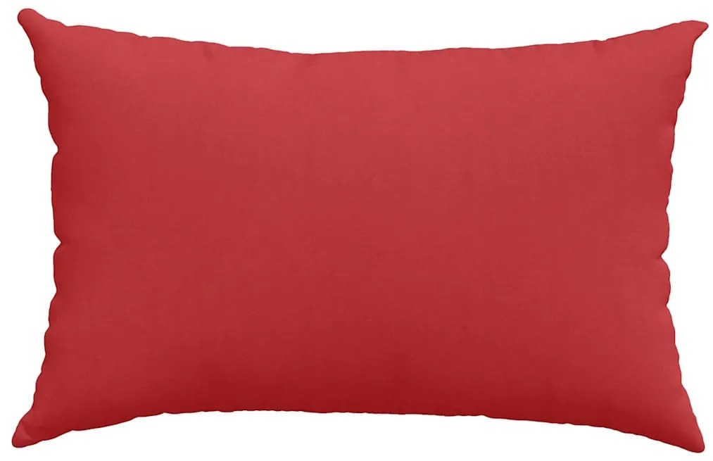 vidaXL Μαξιλάρι Καναπέ 2 pcs Κόκκινο 60 x 40 cm ύφασμα