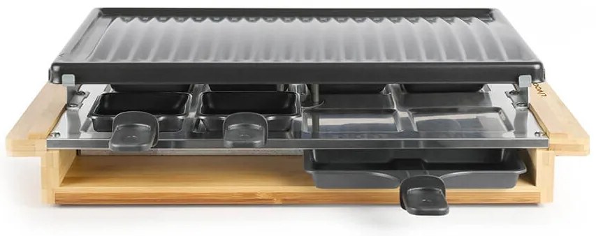 Γκριλιέρα Raclette Livoo (DOC257) με ισχύ 1200W, ρυθμιζόμενο θερμοστάτη και επιφάνεια ψησίματος 38x23cm