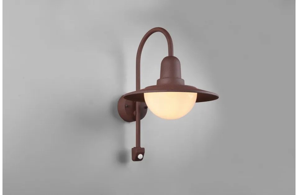 Απλίκα Φωτιστικό Τοίχου E27 40W IP44 Norman 207269124 Trio Lighting-207269124-Σκουριασμένο 207269124