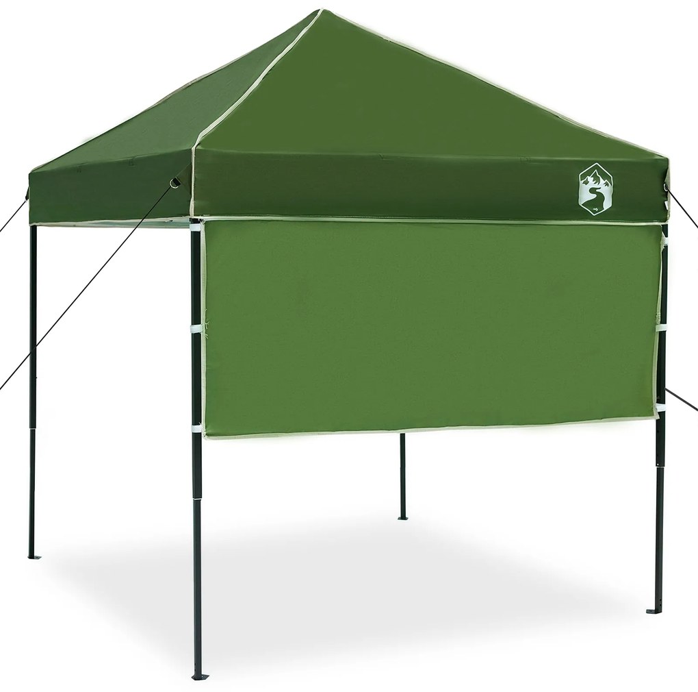 vidaXL Σκηνή Canopy Pop-up Πράσινο 200 x 200 cm ύφασμα