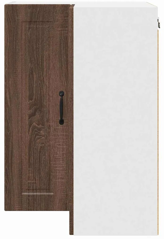 vidaXL Ντουλάπα Κουζίνας Καφέ δρυς 57 x 57 x 80 εκ. Επεξεργασμένο ξύλο