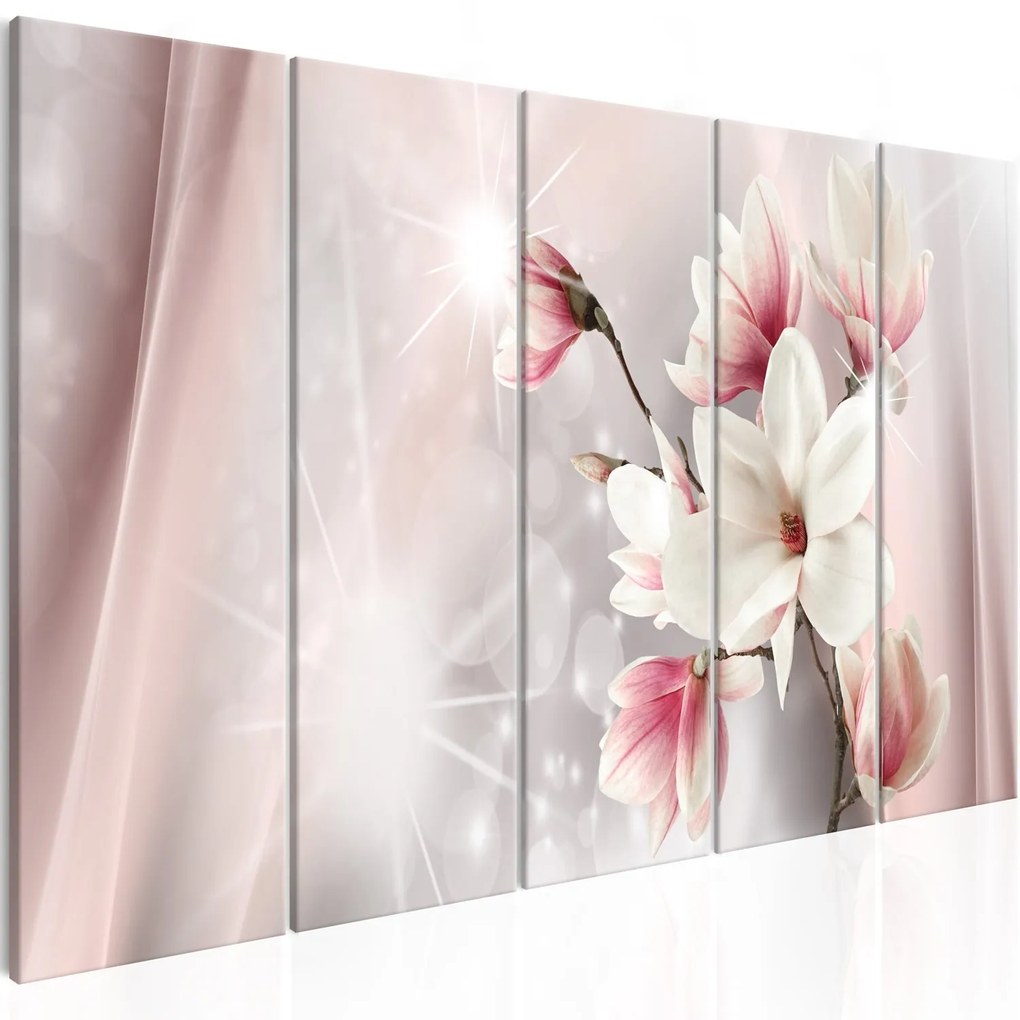 Πίνακας - Dazzling Magnolias (5 Parts) Narrow 225x90