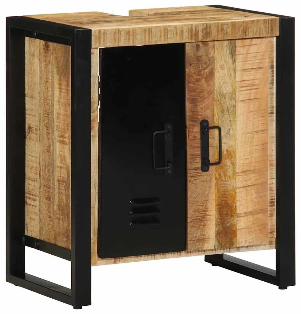 Ντουλάπι Μπάνιου Καφέ 55 x 35 x 60 εκ. Στερεό ξύλο μάνγκο