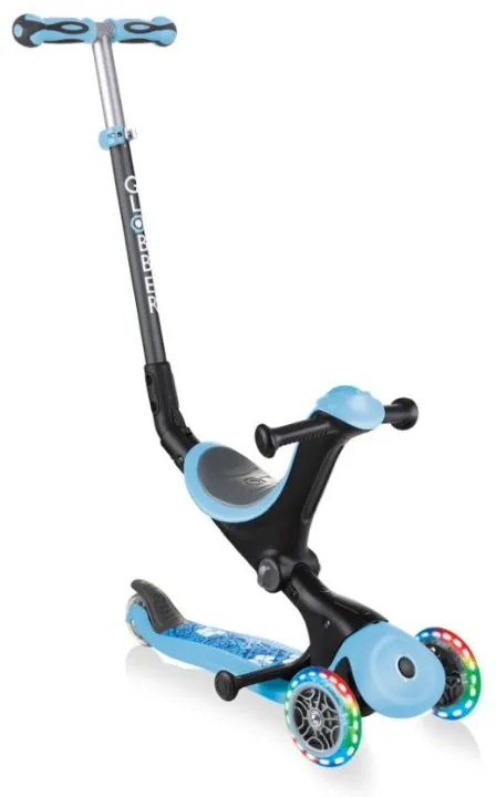 Globber Scooter Go-Up Deluxe Fantasy Lights Pastel Blue