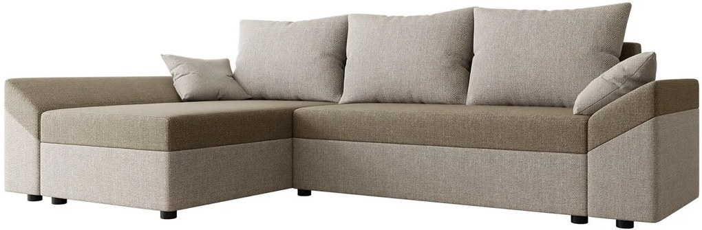 Γωνιακός καναπές Dante L-Ekrou - 240.00Χ145.00Χ82.00cm