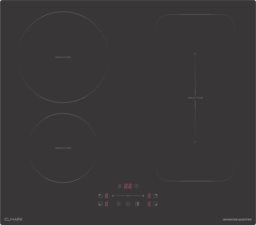 Επαγωγική εστία αφής χωρίς πλαίσιο Elmark EL-IF7454