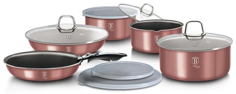 Σετ Μαγειρικής Berlinger Haus 12 τμχ i-Rose Edition BH-6104