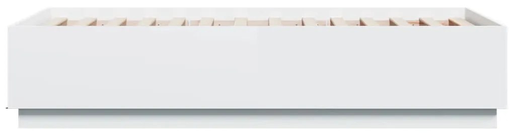vidaXL Πλαίσιο Κρεβατιού Λευκό 90 x 190 εκ. από Επεξεργασμένο Ξύλο