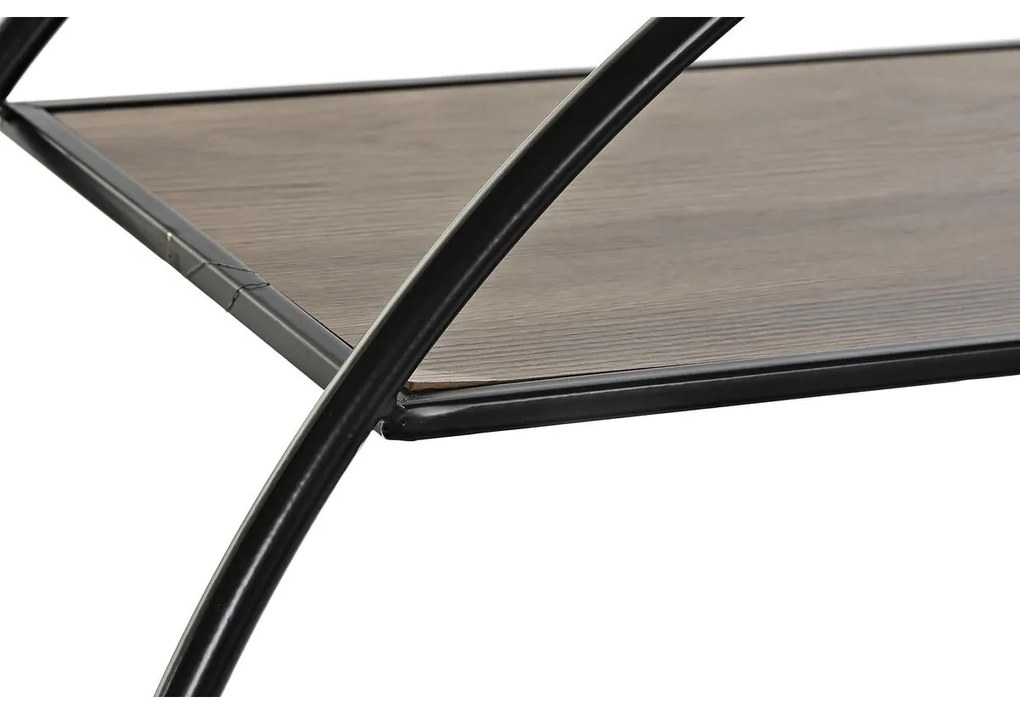 Ράφια DKD Home Decor Μαύρο Ανοιχτό Γκρι Μέταλλο Έλατο 90 x 30 x 100 cm (1)