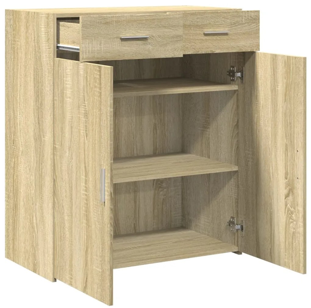 vidaXL Ντουλάπι Sonoma Δρυς 80x42,5x93 εκ. από Επεξεργασμένο Ξύλο