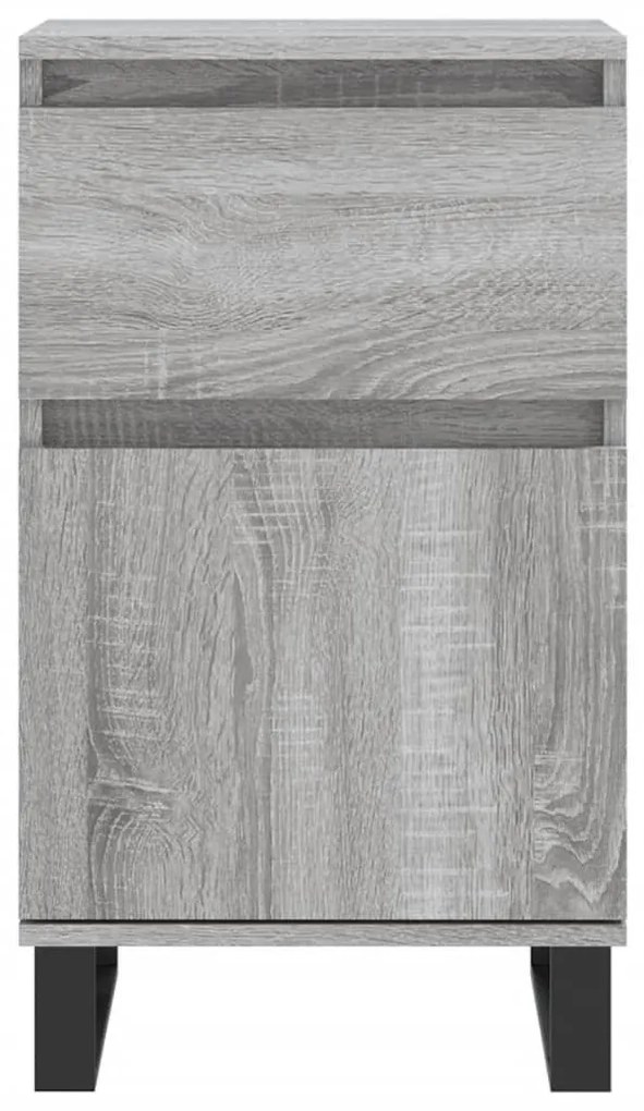 vidaXL Συρταριέρα Γκρι Sonoma 40 x 35 x 70 εκ. από Επεξεργασμένο Ξύλο