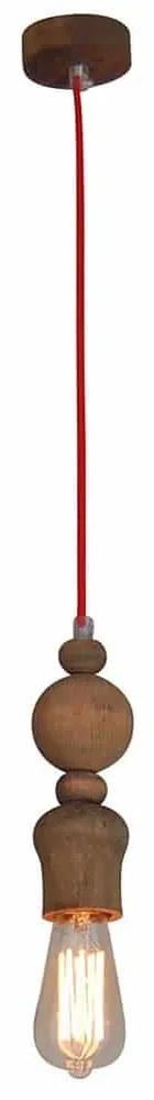 Φωτιστικό Οροφής Κρεμαστό HL-026R-1 77-2722 Melody Aged Wood  Homelighting Wood