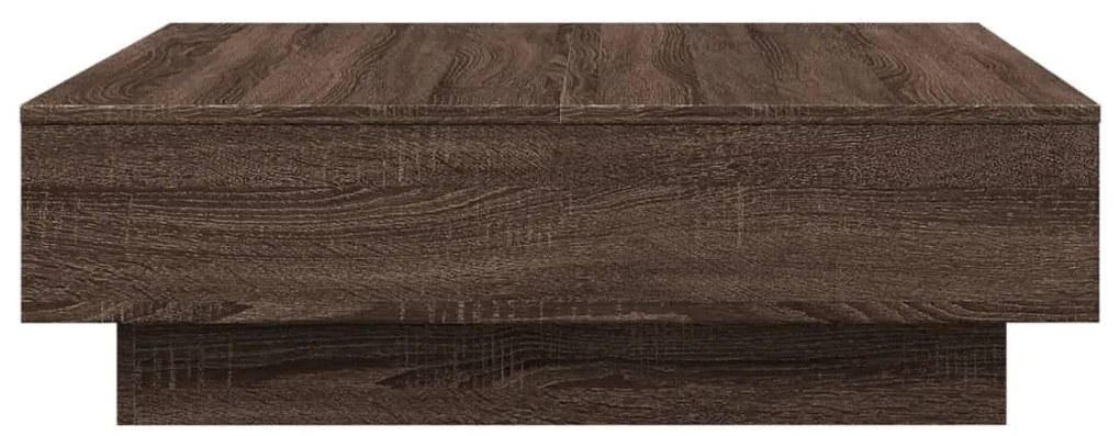 vidaXL Τραπεζάκι Σαλονιού Καφέ Δρυς 90x90x28 εκ. Επεξεργασμένο Ξύλο