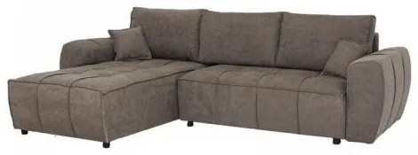 ΓΩΝΙΑΚΟΣ ΚΑΝΑΠΕΣ Fylliana Atlanta ΚΑΦΕ ΧΡΩΜΑ 265x190x95εκ 880-225-054