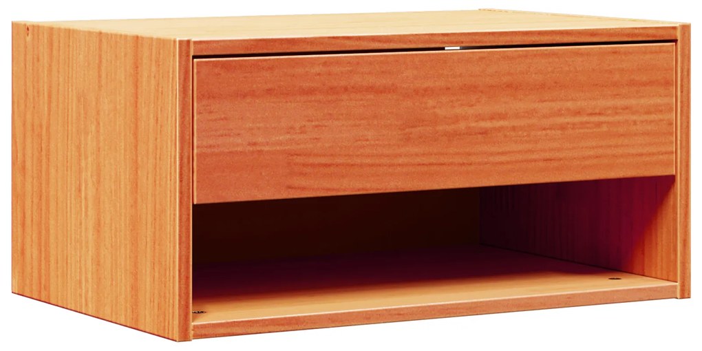 vidaXL Κομοδίνο 2 pcs Καφέ κεριού 50 x 32.5 x 24 εκ Μασίφ ξύλο πεύκου