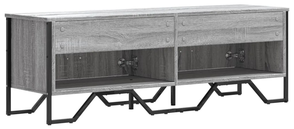 vidaXL Έπιπλο Τηλεόρασης Γκρι Sonoma 122x34x41 εκ. από Επεξεργ. Ξύλο