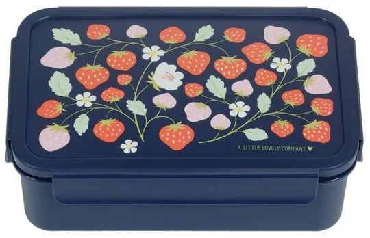 A Little Lovely Company Δοχείο Φαγητού Bento Lunch Box - Strawberries SBSTBU55