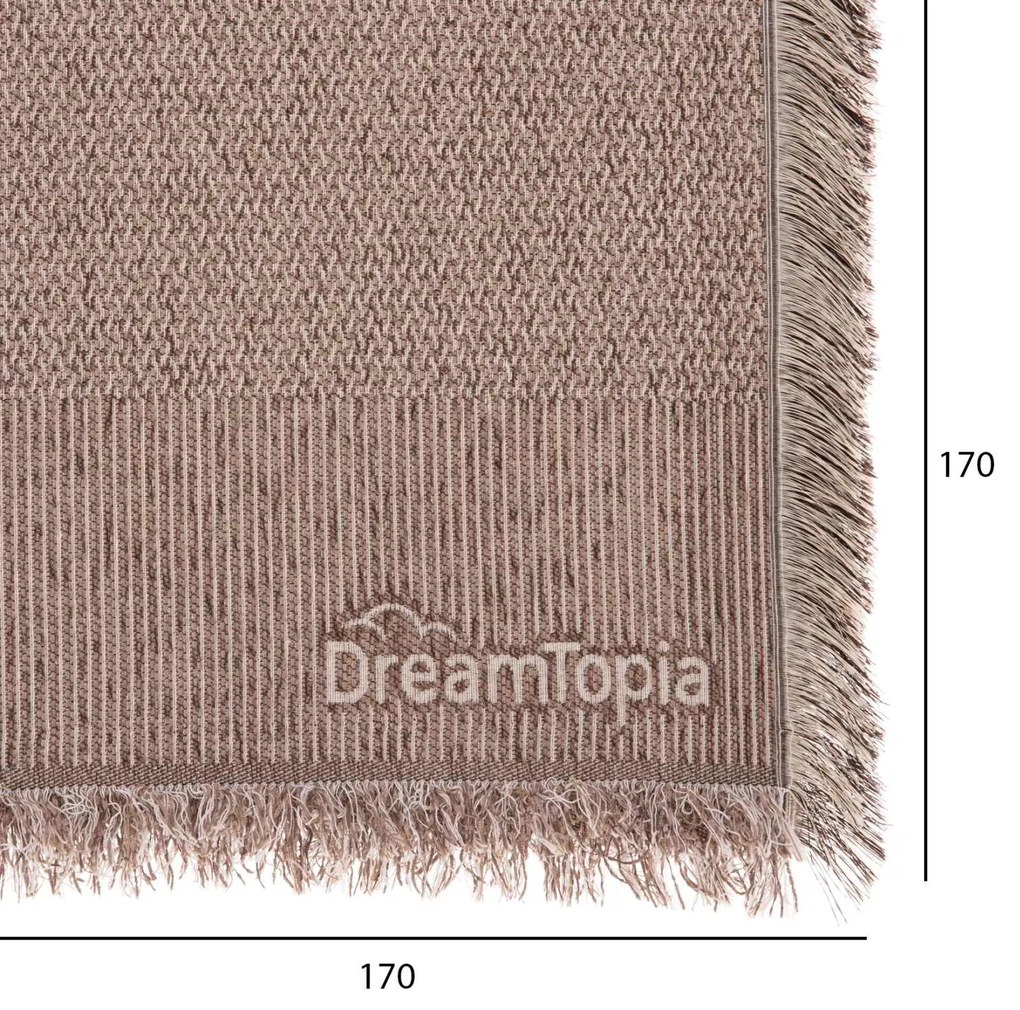 ΡΙΧΤΑΡΙ ME ΚΡΟΣΙΑ DREAMTOPIA HM12164.01 ΣΕ ΚΑΦΕ ΧΡΩΜΑ 178X178εκ.