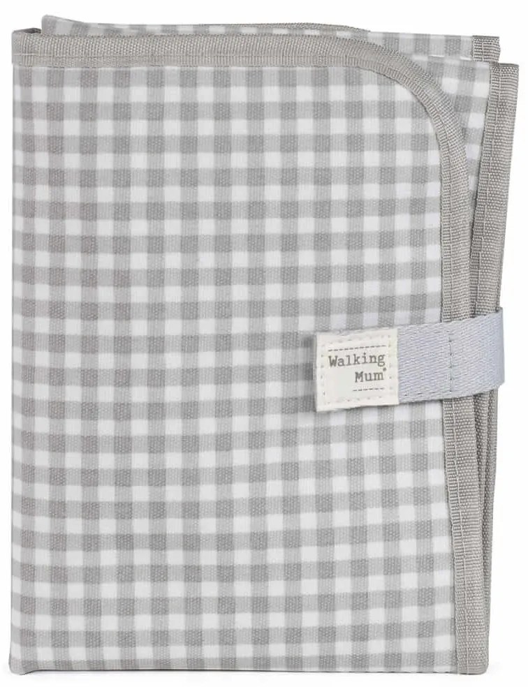 Αλλαξιέρα Ταξιδίου (33x66) Walking Mum I Love Vichy Grey
