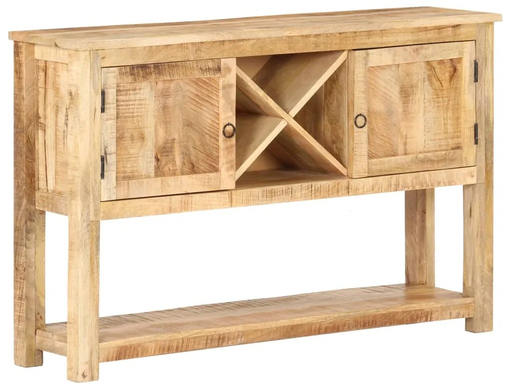 vidaXL Κονσόλα 120 x 30 x 76 εκ. από Μασίφ Ξύλο Μάνγκο