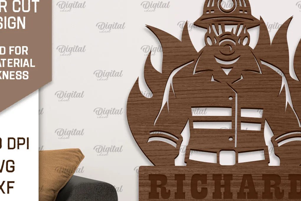 Intra απο ξύλο plywood  Χρώμα wenge 3mm-4mm πάχος - Πυροσβεστική Ξύλινη Διακόσμηση Τοίχων Κοπή Laser Δίασταση 30x20 cm INTRAFABR-123575784