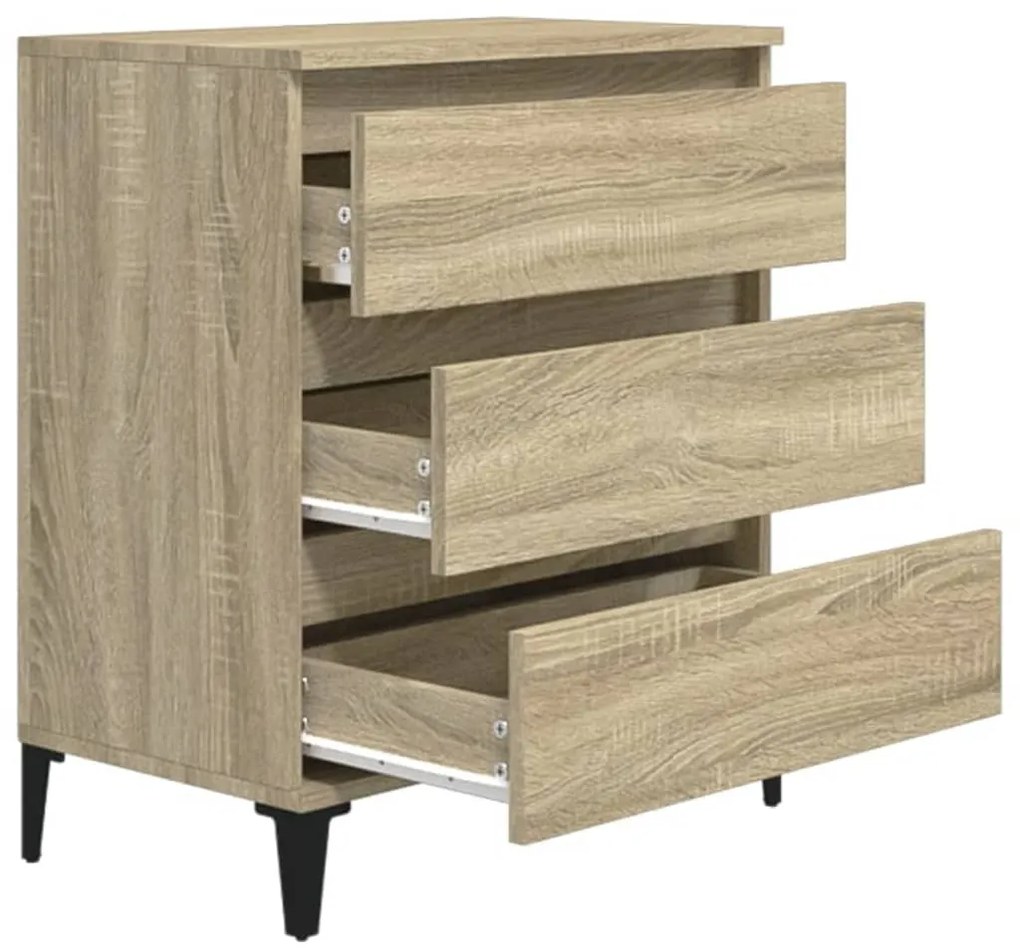 vidaXL Συρταριέρα Sonoma Δρυς 60x35x70 εκ. Επεξεργασμένο Ξύλο