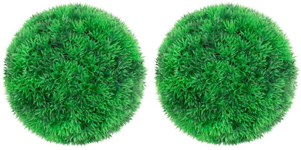 vidaXL Πυξάρια Τεχνητά Σχήμα Μπάλας 2 τεμ. 22 εκ.