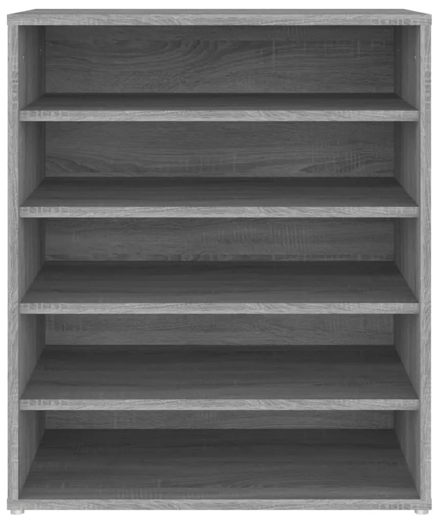 vidaXL Παπουτσοθήκη Γκρι Sonoma 60x35x70 εκ. από Επεξεργασμένο Ξύλο