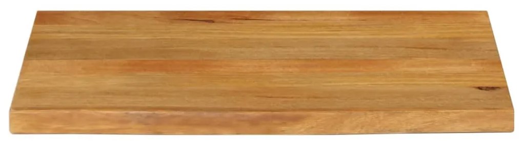 vidaXL Επιφάνεια Τραπεζιού 80x60x3,8 εκ. Live Edge Μασίφ Ξύλο Μάνγκο