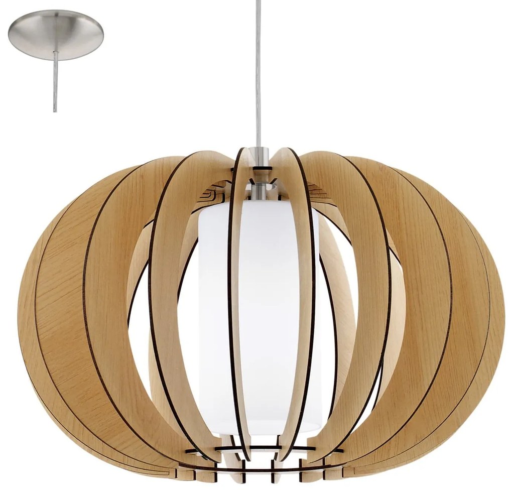Φωτιστικό Οροφής Stellato 1 95598 Honey Eglo Metal,Wood