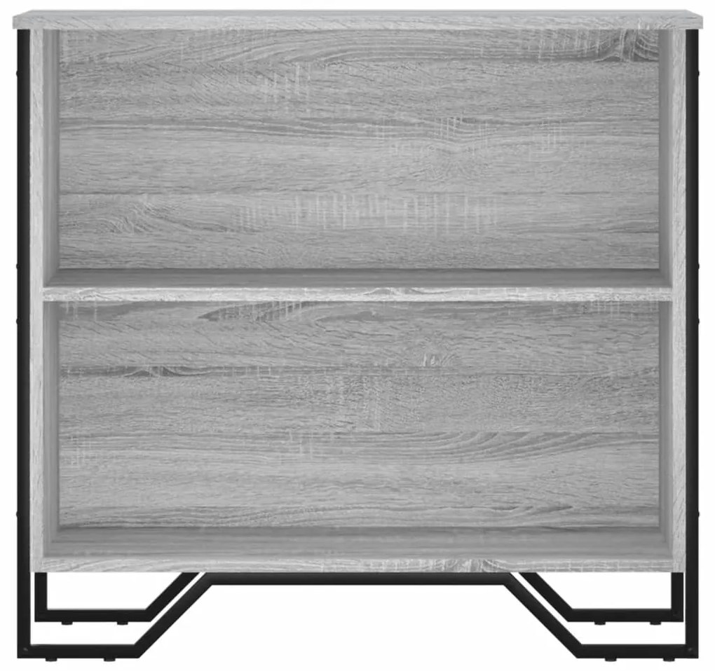 vidaXL Βιβλιοθήκη Γκρι Sonoma 80x31x74,5 εκ. από Επεξεργ. Ξύλο