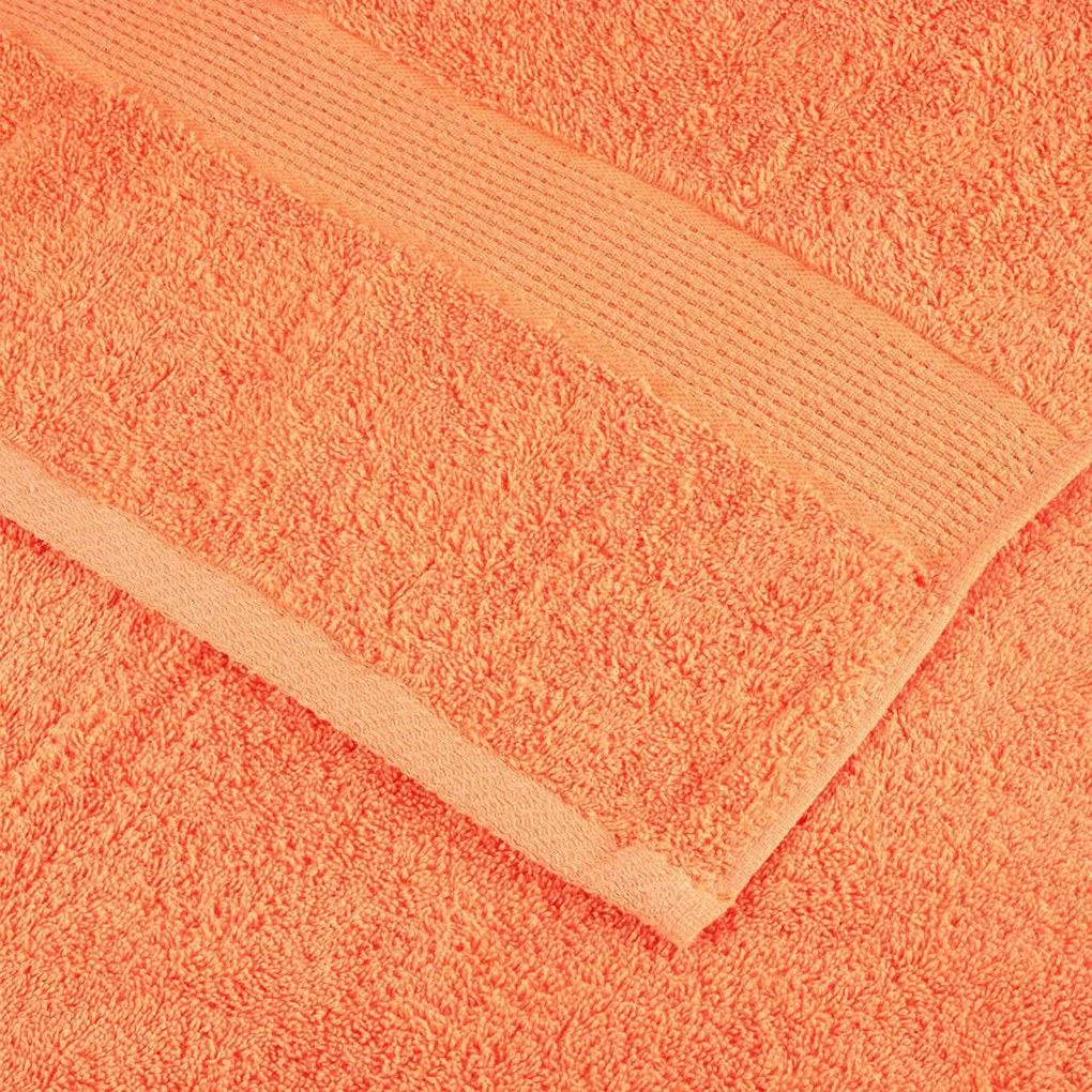vidaXL Πετσέτες 10 pcs Πορτοκάλι 15 x 21 cm Βαμβάκι