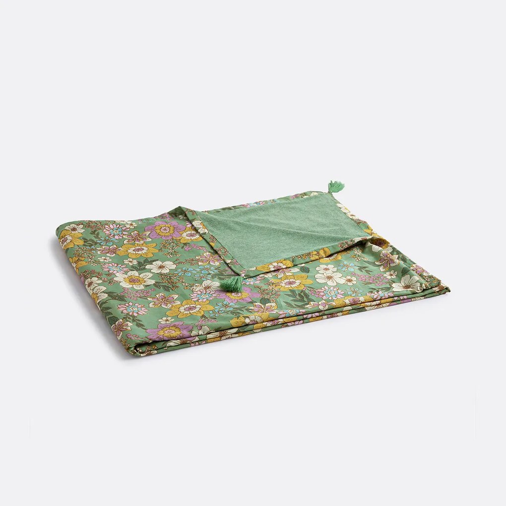Πετσέτα fouta XL με πετσετέ επένδυση, Rosemary