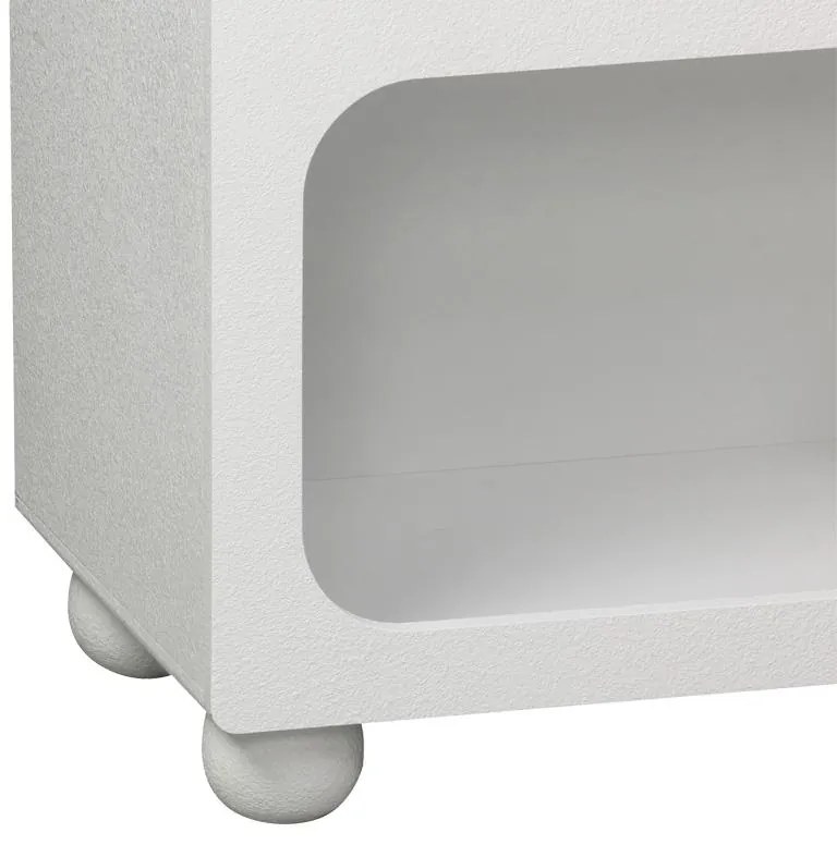 Μπουφές Emersi με ράφια mdf σε λευκή απόχρωση 164x34x76εκ 164x34x76 εκ.