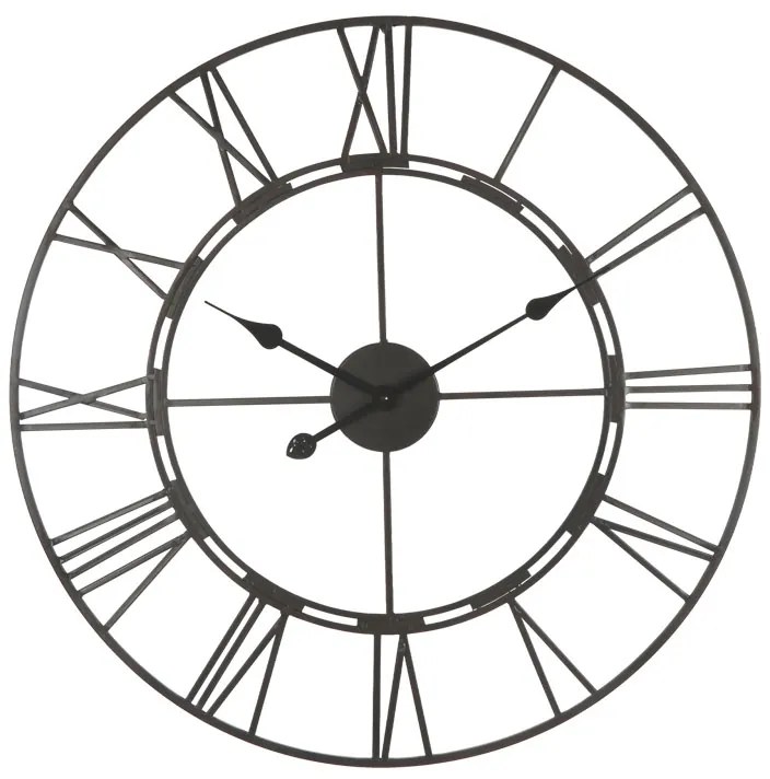 ΩΡΟΛΟΪ ΤΟΙΧΟΥ ΜΑΥΡΟ ΣΤΡΟΓΓΥΛΟ ΜΕ ΛΑΤΙΝΙΚΟΥΣ ΑΡΙΘΜΟΥΣ - Φ68x3.5cm 2/ΚΙΒ - 15-94253